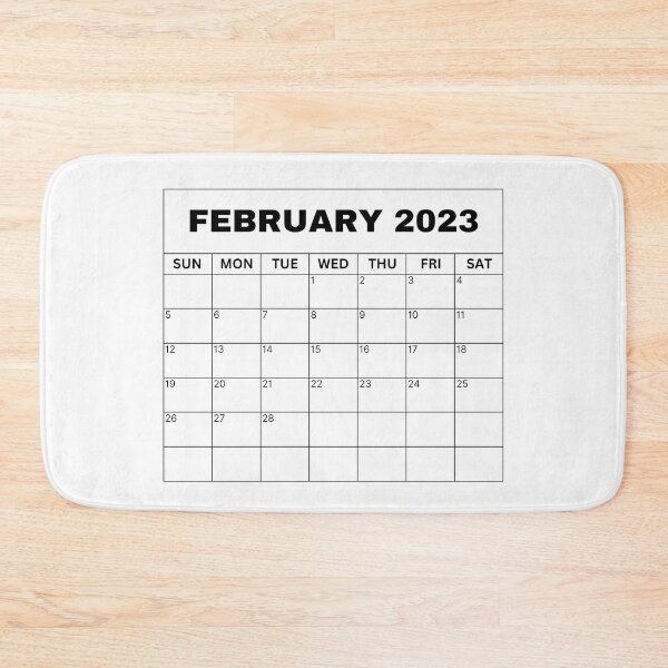 Item preview, February Calendar 2023 designed and sold by Binsagar.
