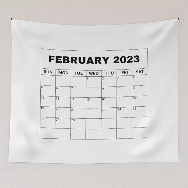Item preview, February Calendar 2023 designed and sold by Binsagar.