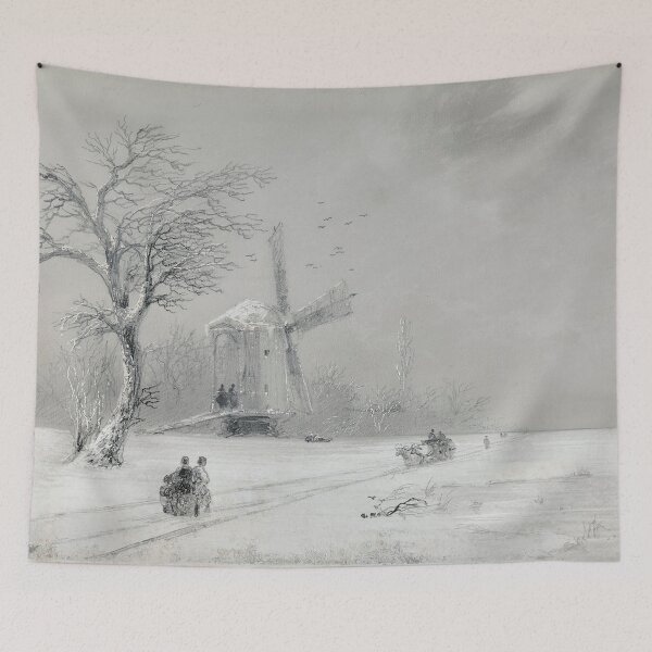 Item preview, Winter scenery - Winter in Ukraine by Ivan Ayvazovsky designed and sold by AR-shop.
