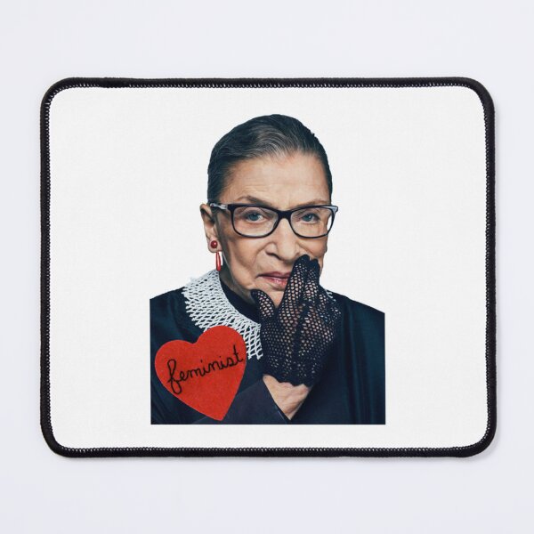Item preview, Ruth Bader Ginsburg _quot_Feminist Heart_quot_   designed and sold by CosimarDoris.