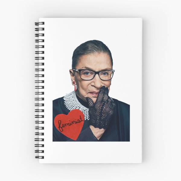 Item preview, Ruth Bader Ginsburg _quot_Feminist Heart_quot_   designed and sold by CosimarDoris.