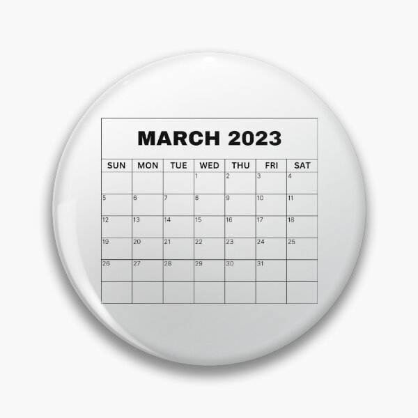 Item preview, March Calendar 2023 designed and sold by Binsagar.
