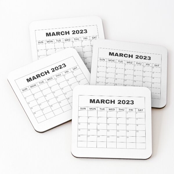 Item preview, March Calendar 2023 designed and sold by Binsagar.