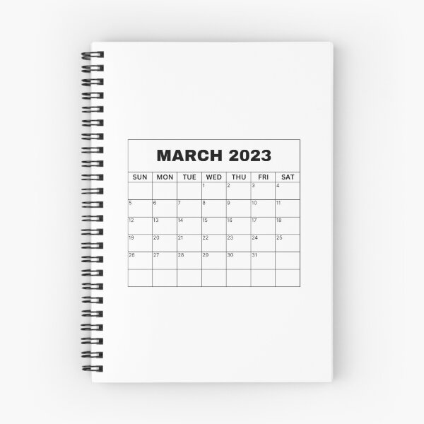 Item preview, March Calendar 2023 designed and sold by Binsagar.