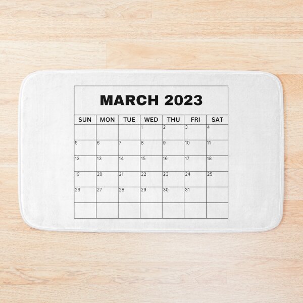 Item preview, March Calendar 2023 designed and sold by Binsagar.