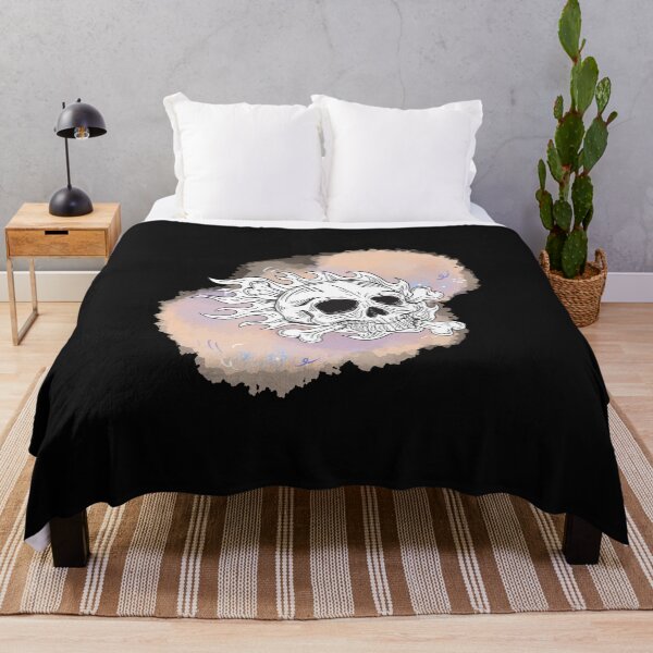 Item preview, Blurry skull designed and sold by FLOWER--ART.