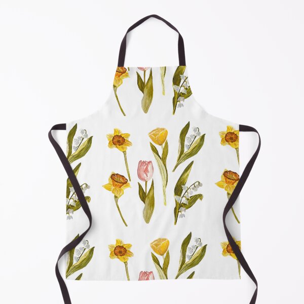 Item preview, Daffodil tulip snowdrop Easter a seamless pattern designed and sold by Yana Mustafina | Boho Soulful Designs.