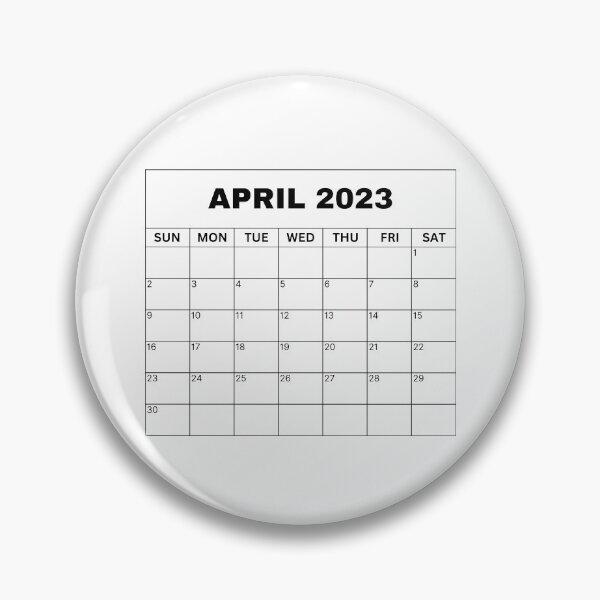 Item preview, April Calendar 2023 designed and sold by Binsagar.
