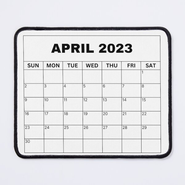 Item preview, April Calendar 2023 designed and sold by Binsagar.