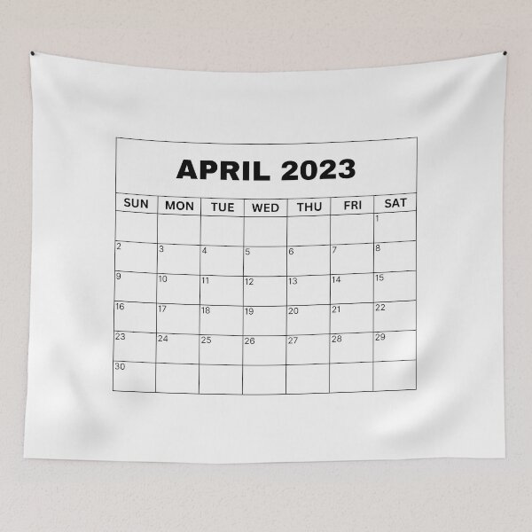 Item preview, April Calendar 2023 designed and sold by Binsagar.