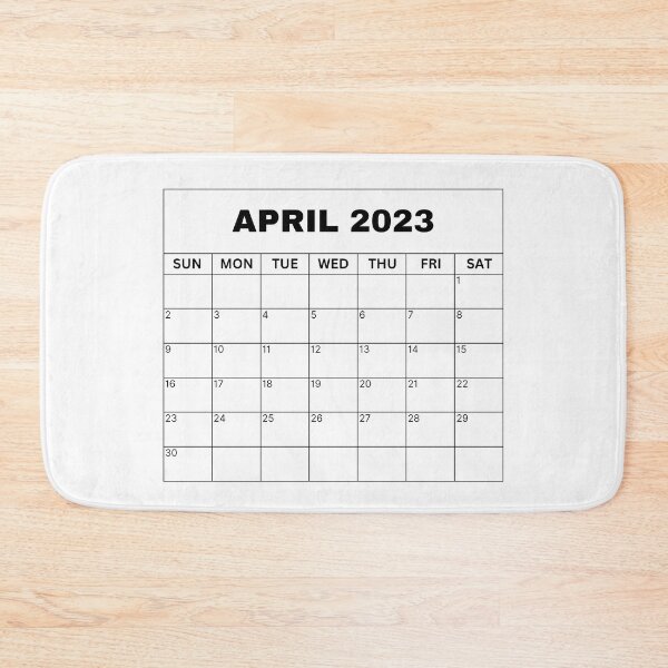 Item preview, April Calendar 2023 designed and sold by Binsagar.