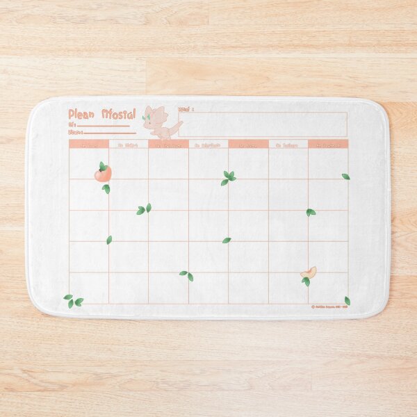 Item preview, Dandelion Daemons  - Peach Planner (Irish) designed and sold by Sarah Reed.