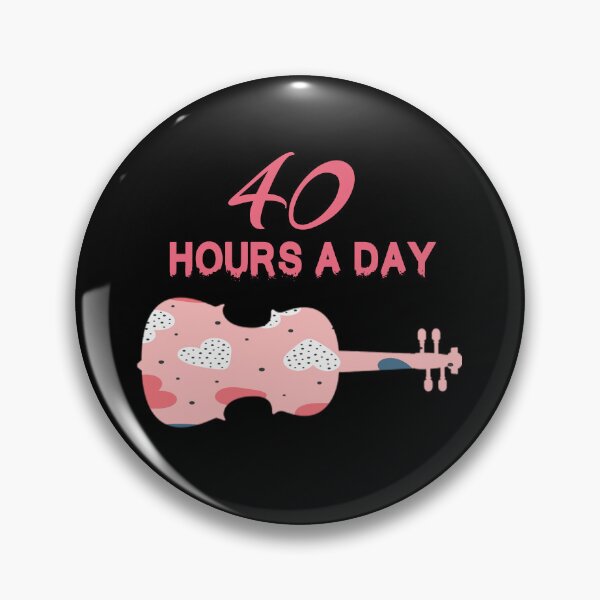 Item preview, I Practice 40 Hours A Day - A Violin Quote designed and sold by TheGreedyCrypto.