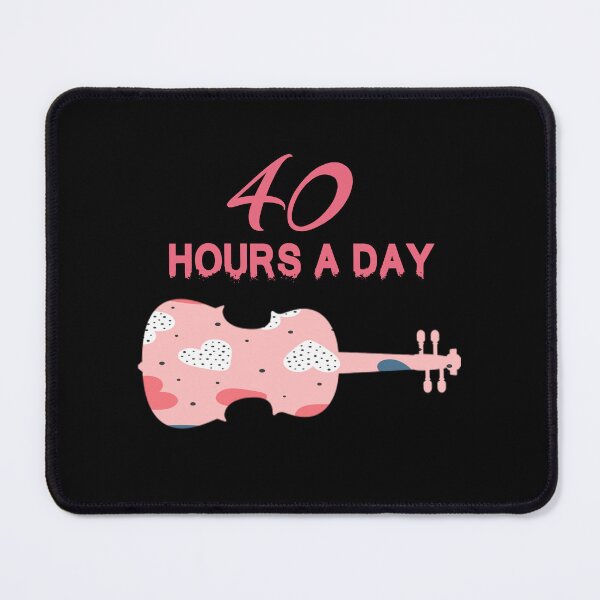 Item preview, I Practice 40 Hours A Day - A Violin Quote designed and sold by TheGreedyCrypto.