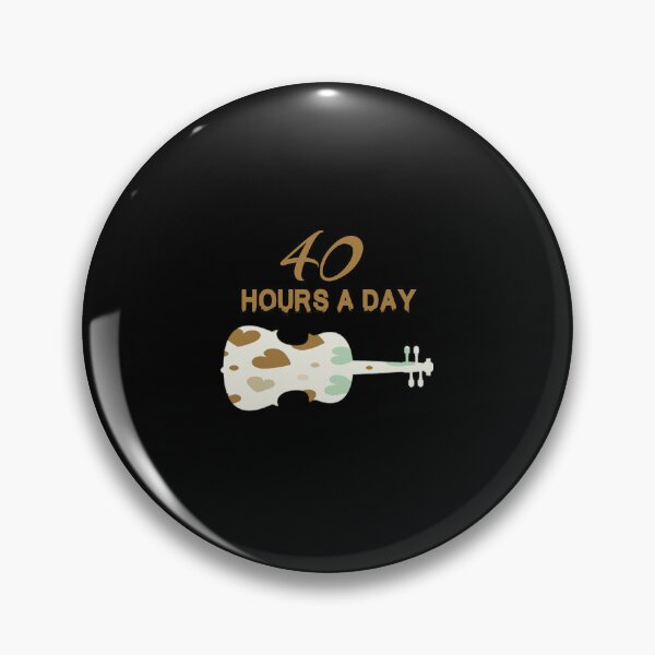 Item preview, I Practice 40 Hours A Day - A Violin Quote designed and sold by TheGreedyCrypto.