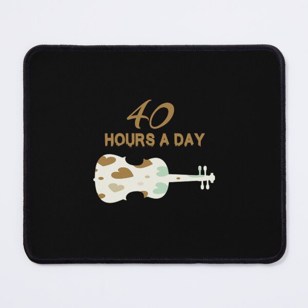 Item preview, I Practice 40 Hours A Day - A Violin Quote designed and sold by TheGreedyCrypto.