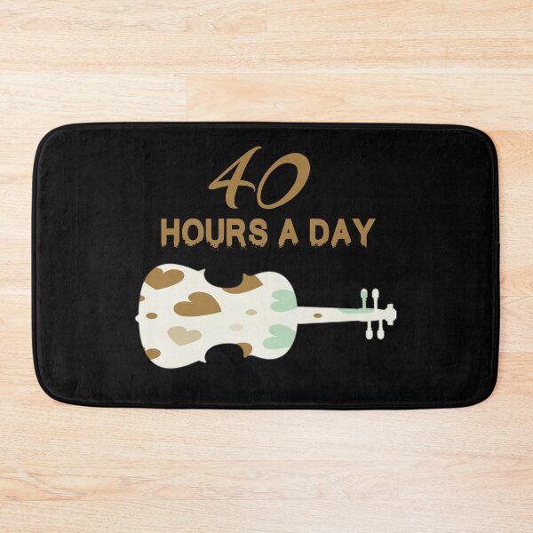 Item preview, I Practice 40 Hours A Day - A Violin Quote designed and sold by TheGreedyCrypto.