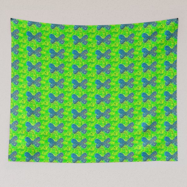 Item preview, Butterfly with green background designed and sold by shobhapradhan.