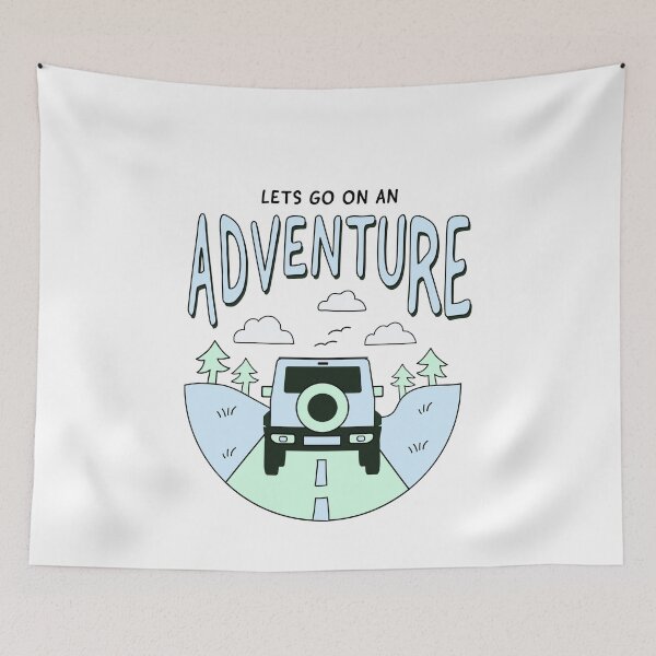 Item preview, Lets Go On An Adventure Brisk Blue Jimny Badge designed and sold by stoicjimny.