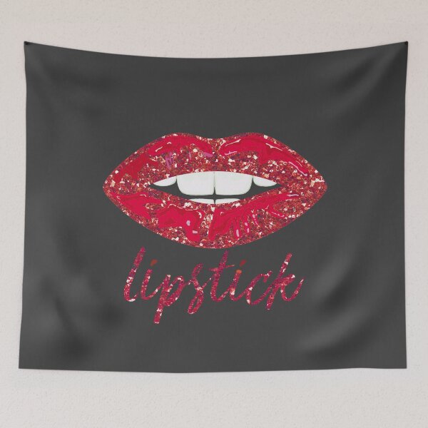 Item preview, Lipstick shiny lips designed and sold by Monikatees.