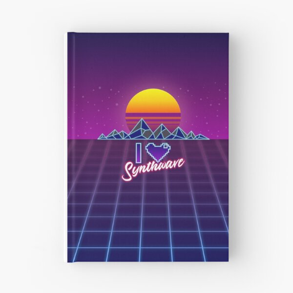 Item preview, I LOVE SYNTHWAVE ❤ designed and sold by Mannaz Creative Shop.