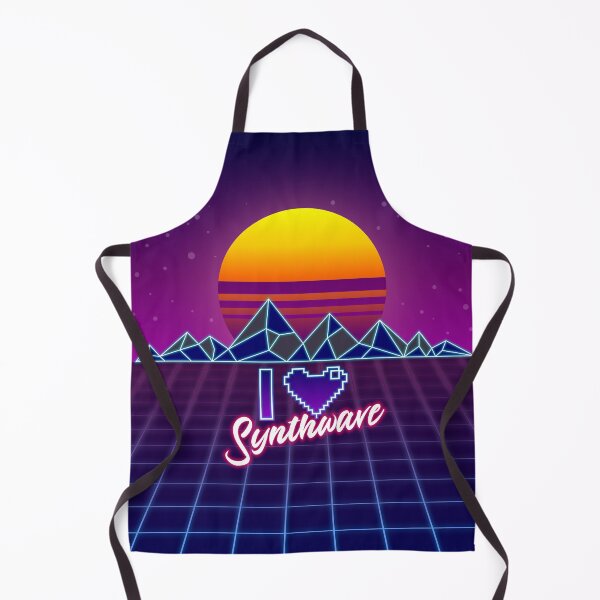 Item preview, I LOVE SYNTHWAVE ❤ designed and sold by Mannaz Creative Shop.