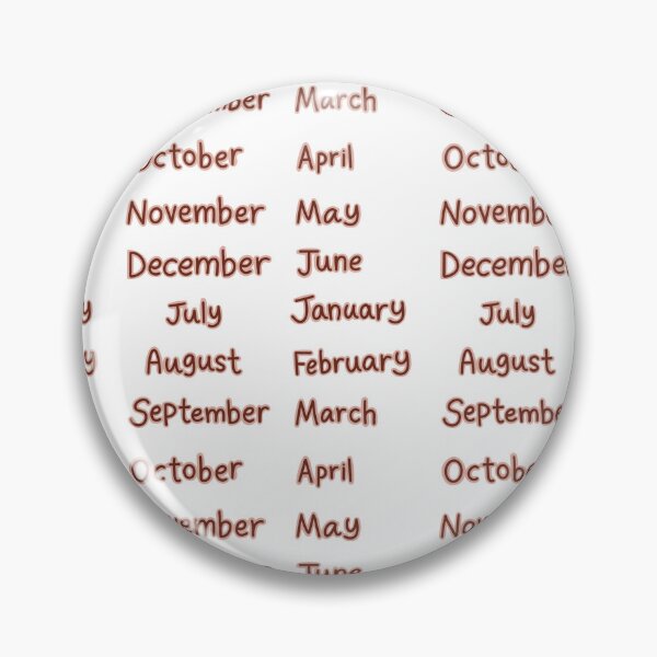 Item preview, Months of the year designed and sold by Pixel Papers 17.
