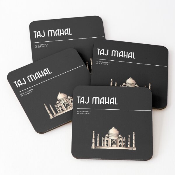 Item preview, India Taj Mahal, coordinates designed and sold by STELATO.