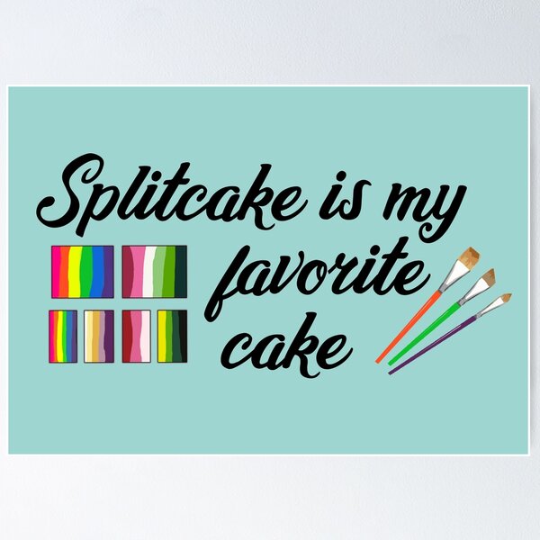 Item preview, Splitcake is my favorite cake designed and sold by PurrfectCorner.