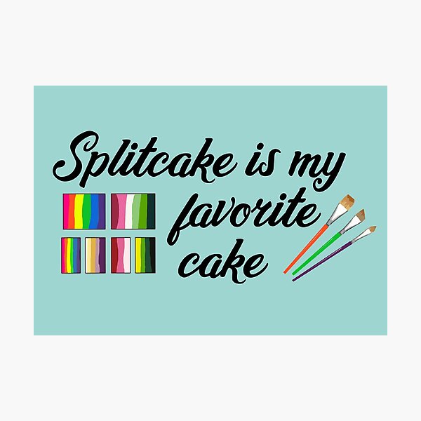 Item preview, Splitcake is my favorite cake designed and sold by PurrfectCorner.