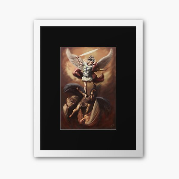The Fall of the Rebel Angels Framed Art Print