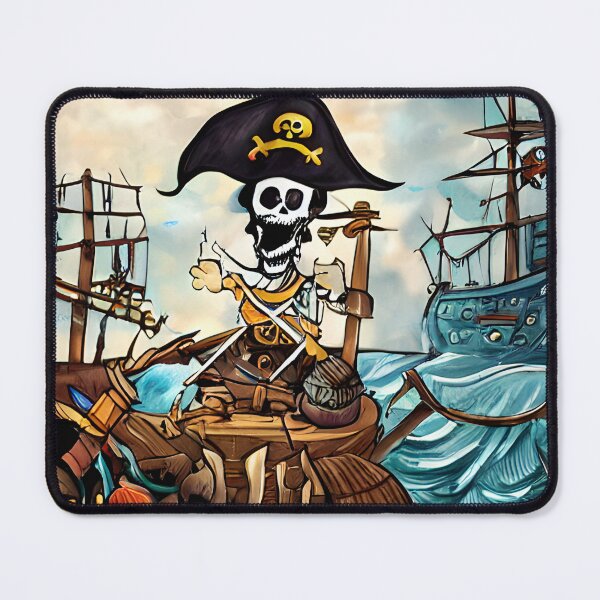 Item preview, Bones The Pirate Captain designed and sold by AbstraktTheArt.