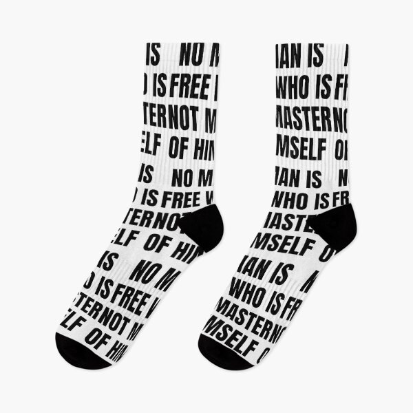 Item preview, No Man Is Free Who Is Not Master Of Himself designed and sold by mystylecorner.