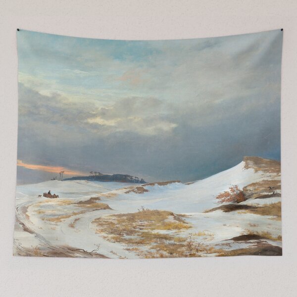 Item preview, Winter scenery -  Winter landscape with Northern Zealand character by  Johan Lundbye  designed and sold by AR-shop.