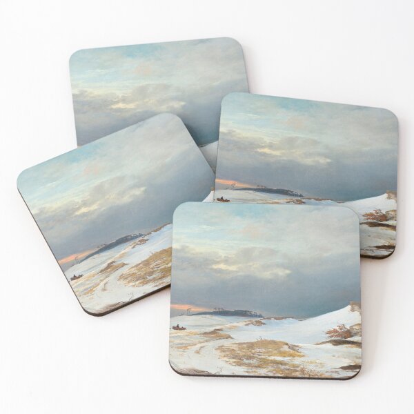 Item preview, Winter scenery -  Winter landscape with Northern Zealand character by  Johan Lundbye  designed and sold by AR-shop.