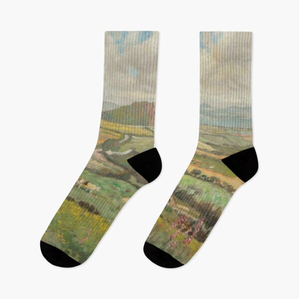 Item preview, English Landscape vintage painting designed and sold by Vintage Designs +.
