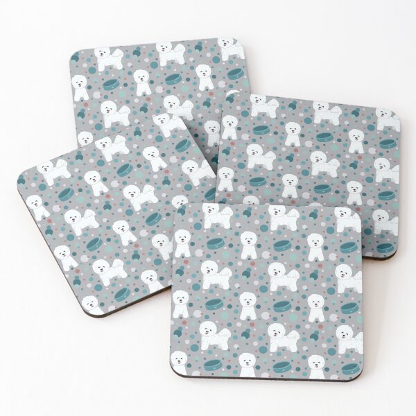 Item preview, Bichon Frise dog pattern designed and sold by Mari Anrua.