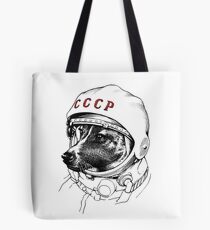 Laika, space traveler Tote Bag