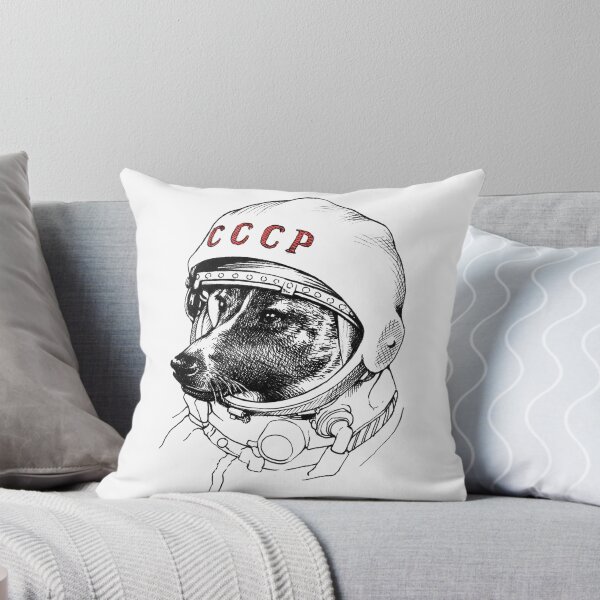 Vista previa del artículo con la obra «Laika, space traveler», diseñado y vendido por celestecia.