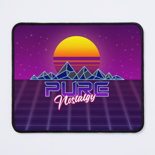 Item preview, Pure Nostalgy • Synthwave • 80's style designed and sold by Mannaz Creative Shop.