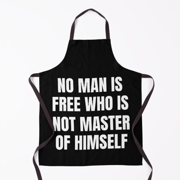 Item preview, No Man Is Free Who Is Not Master Of Himself designed and sold by mystylecorner.