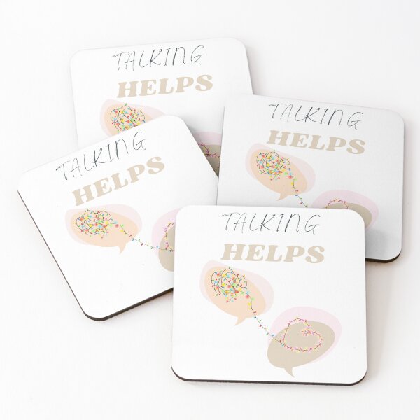 Item preview, Talking Helps Mental Health Awareness designed and sold by BeBraveStore.