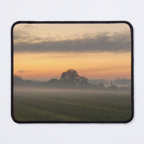 Item preview, Foggy Landscape at Dusk designed and sold by TheArtfulAI.