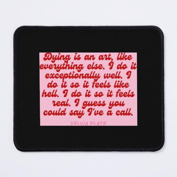 Item preview, Dying is an art- Aesthetic Sylvia Plath quote retro Chiffon Top designed and sold by ArtilyStoress.