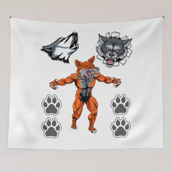 Item preview, Angry wolf designed and sold by RonelM.