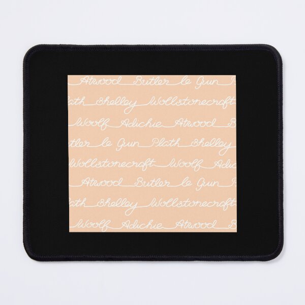 Item preview, Feminist Book Author Surname Hand Written Calligraphy Lettering Pattern - Orange Sleeveless Top designed and sold by ArtilyStoress.