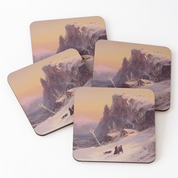 Item preview, Winter scenery - Winter in Switzerland by Jasper Francis Cropsey designed and sold by AR-shop.