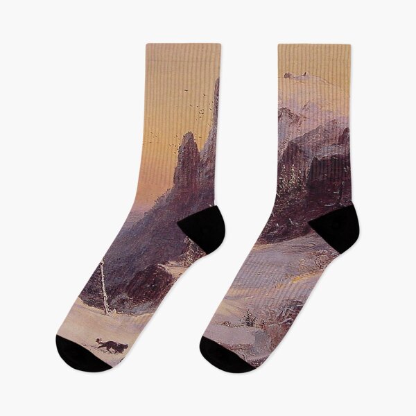 Item preview, Winter scenery - Winter in Switzerland by Jasper Francis Cropsey designed and sold by AR-shop.