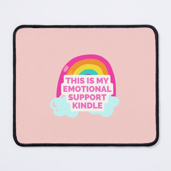 Item preview, this is my emotional support kindle - positive vibes designed and sold by art-and-sticker.