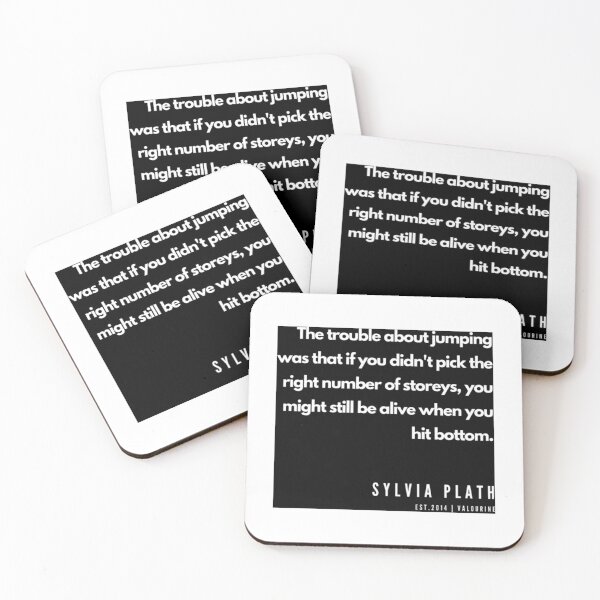 Item preview, 68   Sylvia Plath Quotes  190604   designed and sold by MorallyGrayand.